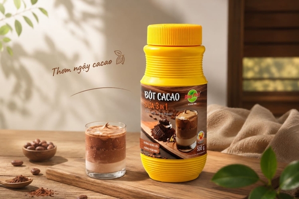 Bột Cacao Sữa 3in1 Hùng Phát – Dễ Pha Nóng Lạnh Cho Nhiều Khoảnh Khắc Trong Ngày
