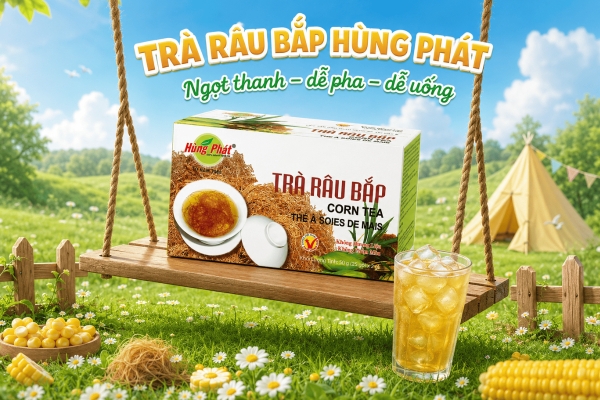Trà Râu Bắp Hùng Phát Pha Lạnh: Gợi Ý Thức Uống Thanh Nhẹ Cho Ngày Nắng