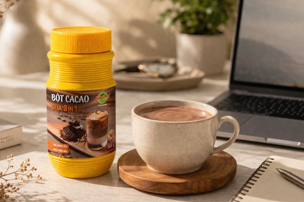 Cacao nguyên chất và BỘT CACAO SỮA 3IN1: Lựa chọn nào phù hợp với bạn?