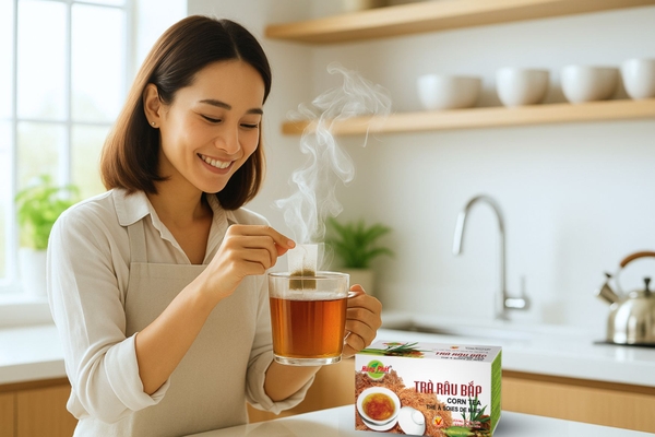 Công Thức Sáng Tạo Với Trà Râu Bắp – Từ Tách Nóng Đến Ly Đá Lạnh