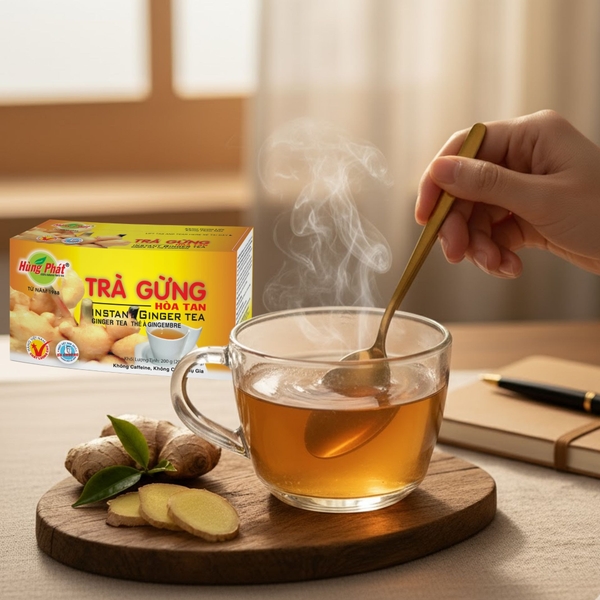 Cách Pha Trà Gừng Hòa Tan Chuẩn Vị – Nhanh Mà Đậm Đà