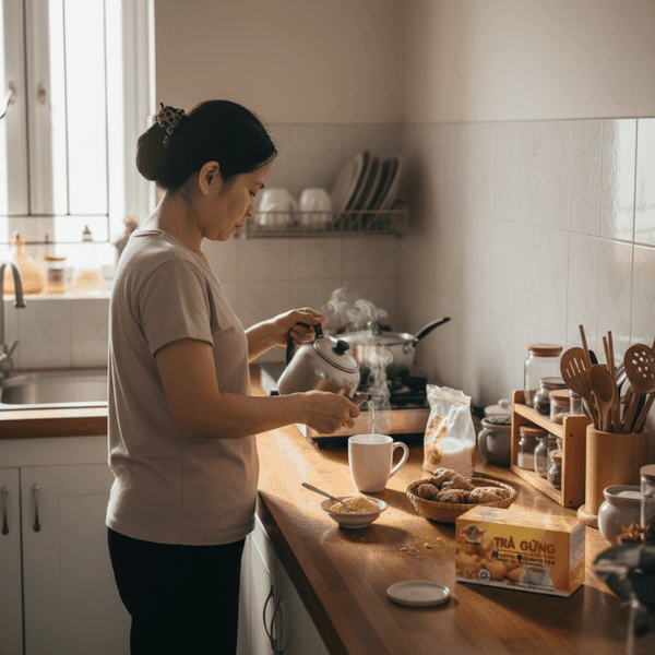 Vì Sao Trà Gừng Hòa Tan Thường Có Mặt Trong Nhiều Gia Đình Việt