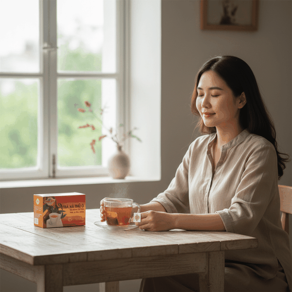 Khởi đầu ngày mới nhẹ nhàng cùng Trà Hà Thủ Ô Hùng Phát