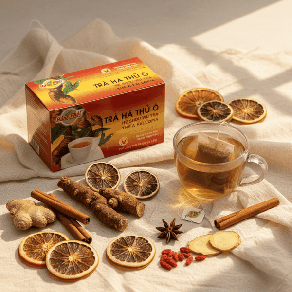Những công thức “Tea Mocktail” sáng tạo từ Trà Hà Thủ Ô Hùng Phát