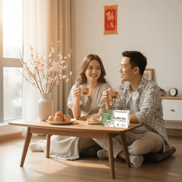 Uống Nóng Hay Thêm Đá? Thưởng Thức Trà Khổ Qua Hùng Phát Theo Cách Riêng Ngày Tết