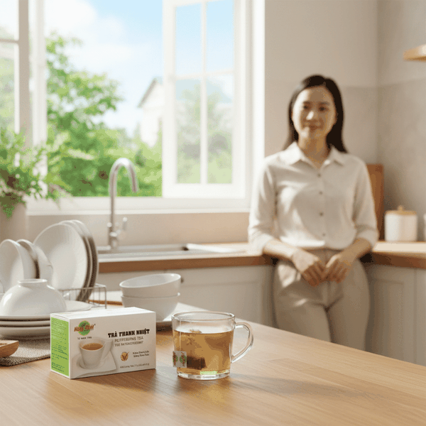 Sau Bữa Cơm, Có Những Gia Đình Vẫn Giữ Thói Quen Với Một Tách Trà Thanh Nhiệt