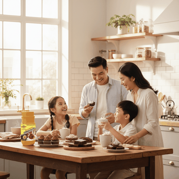 Good Cacao Hùng Phát Trong Gian Bếp Gia Đình: Từ Thức Uống Đến Món Tráng Miệng Hấp Dẫn