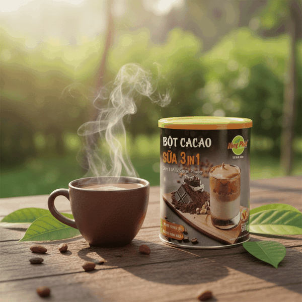 Cách Pha Cacao 3in1 Hùng Phát Nóng Và Lạnh Đúng Điệu Cho Cả Gia Đình