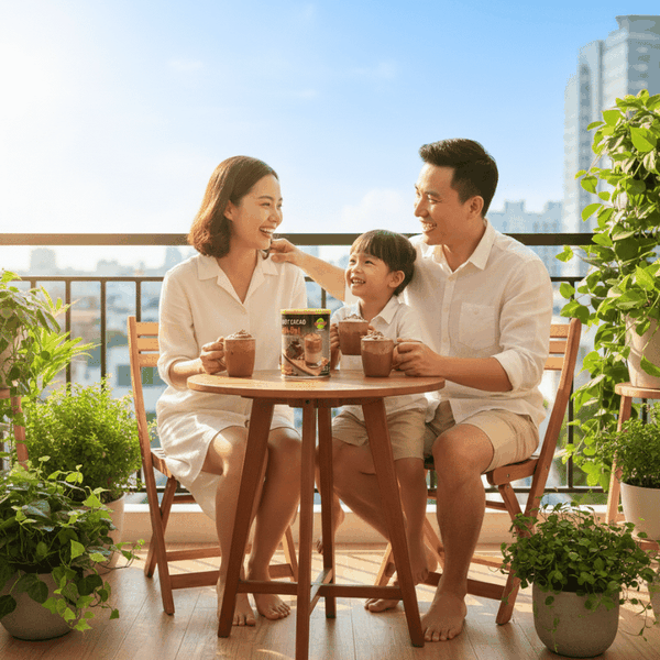 Lưu Giữ Khoảnh Khắc Sum Vầy Bên Ly Cacao 3in1 Hùng Phát Ấm Áp