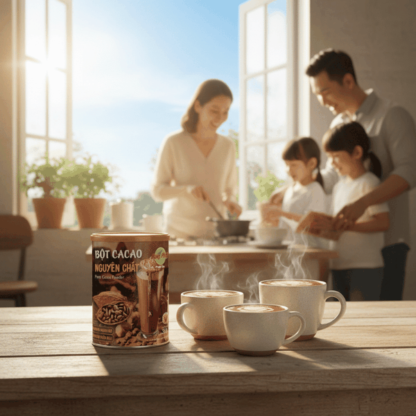 Cacao Nguyên Chất Thường Xuất Hiện Trong Những Khoảnh Khắc Sum Vầy