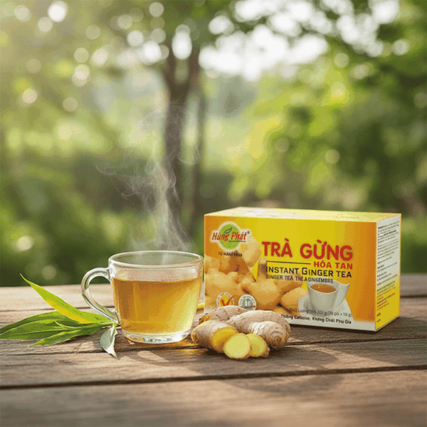 Trà Gừng Hòa Tan Hùng Phát – Một Lựa Chọn Quen Thuộc Của Người Việt