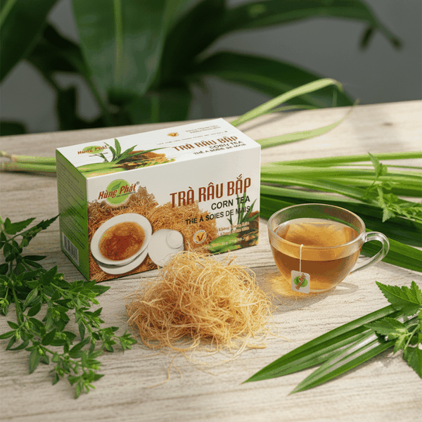 Trà Râu Bắp Hùng Phát – Hành Trình Từ Thảo Mộc Dân Dã Đến Thức Uống Thanh Nhẹ Mỗi Ngày