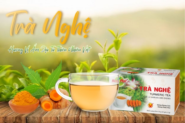 Trà Nghệ Hùng Phát – Hương Vị Nghệ Tươi, Ấm Dịu Từ Thiên Nhiên Việt