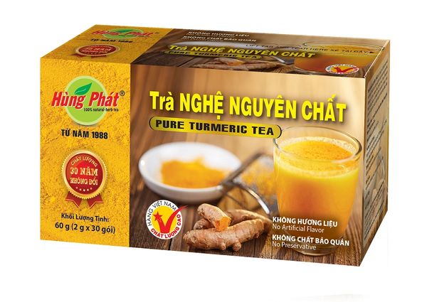 Trà Nghệ Nguyên Chất (túi lọc) - Pure Turmeric Tea