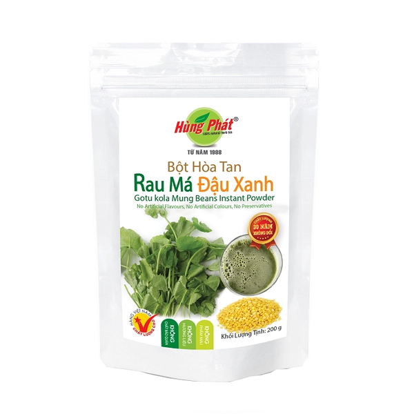 Bột Rau Má Đậu Xanh - Gotu Kola Mung Beans Instant Powder