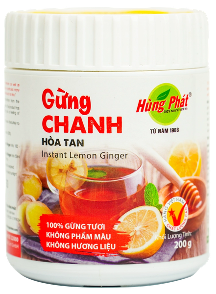Gừng Chanh Hòa Tan - Instant Lemon Ginger