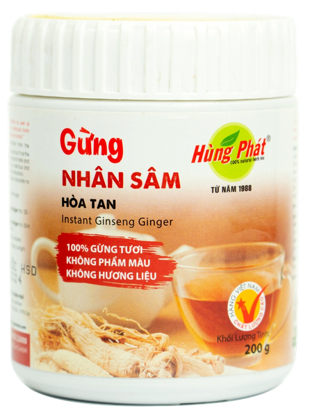 Gừng Nhân Sâm Hòa Tan - Instant Ginseng Ginger
