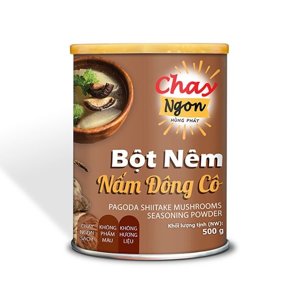 Bột Nêm Hiệu Nấm Đông Cô 500g - Pagoda Shiitake Mushroom Seasoning Powder