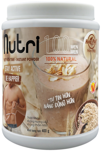 Bột Nutri 100 men men - Nutri 100 Men Men