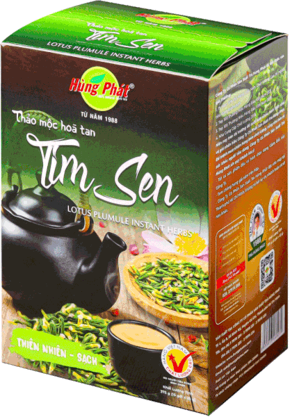 Tim Sen Thảo Mộc Hòa Tan - Lotus Plumule Instant Herbs
