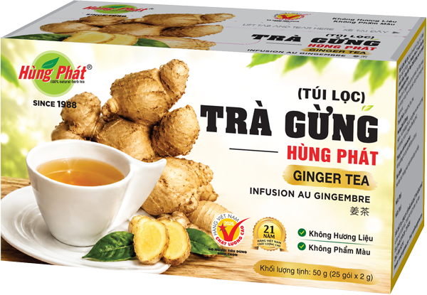 Trà Gừng Túi Lọc - Ginger Tea Bag