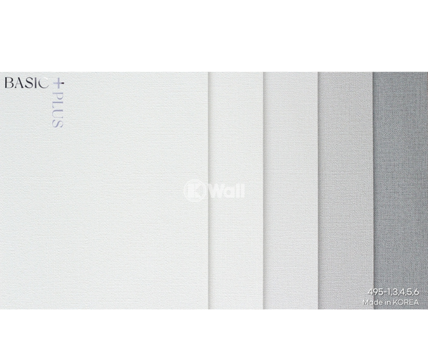 Giấy dán tường một màu Hàn Quốc Basic+ 495-1