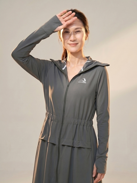 Áo khoác chống nắng toàn thân nữ UPF100 WJ25005