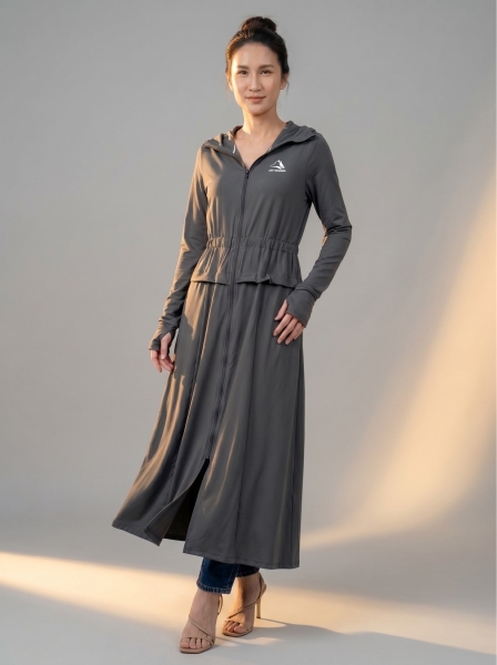 Áo khoác chống nắng toàn thân nữ UPF100 WJ25005