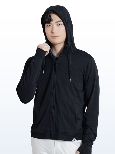 Áo khoác chống nắng nam UV100 Apex-Cool AA24087 vải Cotton lụa thoáng mát