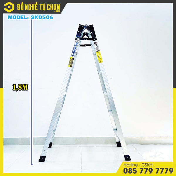 Thang Nhôm Xếp Chữ A Sumika SKD506