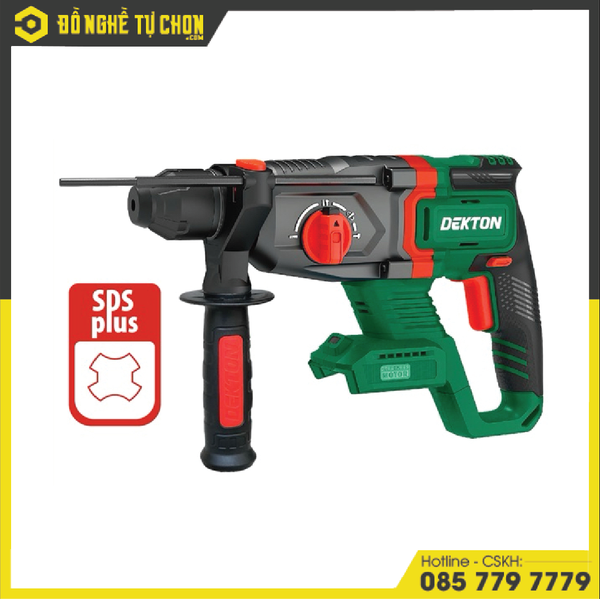 Máy khoan cầm tay hoạt động bằng pin, hiệu DEKTON, model M21-RH2603C, 21V