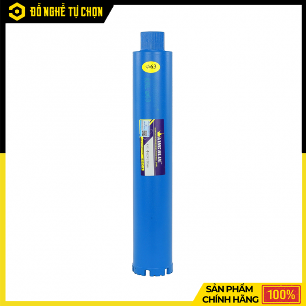 Mũi Khoan Rút Lõi Bê Tông KRL-63x370 Phi 63mm Dài 370mm Khoan Nhanh, Bền Bỉ Trên Bê Tông Cốt Thép | Hàng Chính Hãng, Có VAT