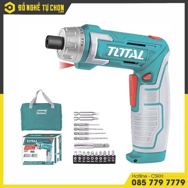 Máy siết vít dùng pin Lithium 8V  hiệu Total TSDLI0802