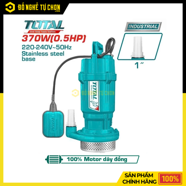 Máy bơm chìm nước sạch hiệu Total TWP63706 cs 370W (0.5HP)