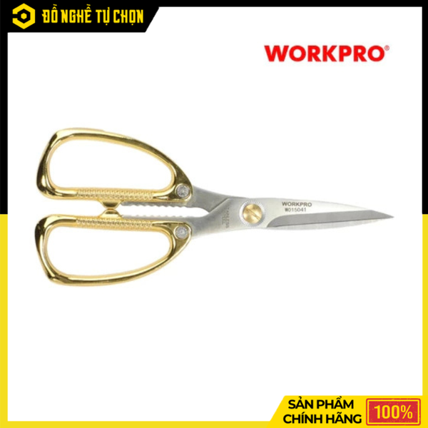 Kéo Đa Năng Workpro WP214022 180mm Thép Không Gỉ, Cắt Sắc Bén Đa Vật Liệu, Siêu Bền | Hàng Chính Hãng, Có VAT
