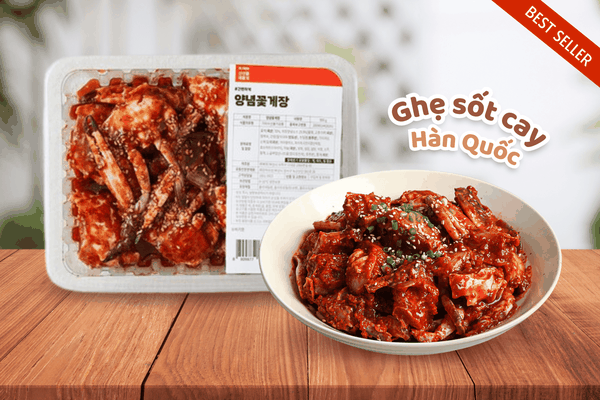 Ghẹ sốt cay Hàn Quốc – Món ngon đậm đà, bắt cơm cực đỉnh