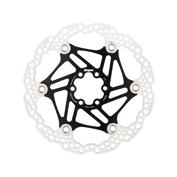 Đĩa Thắng Xe Đạp Hope Floating Rotor 180mm | 6-bolt | Black