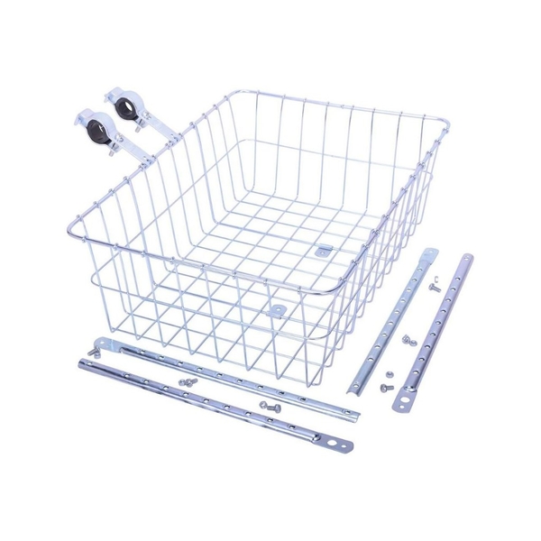 Cestello Anteriore Per Bici Wald Products #1372/1392 Multifit – Acciaio Argento 15x10x5″