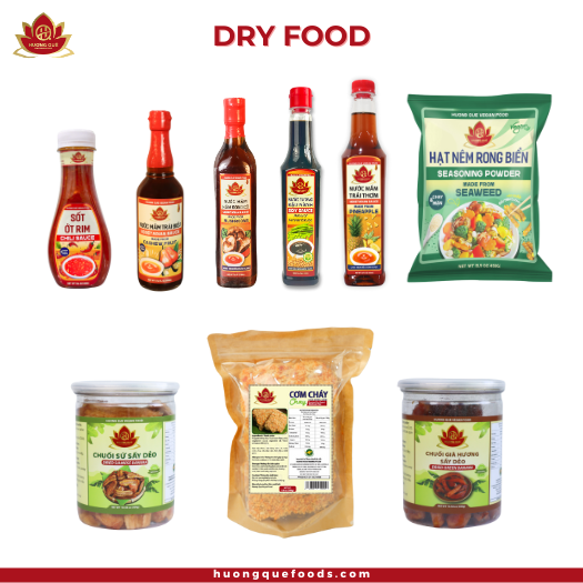 Thực phẩm khô - HUONG QUE VEGAN FOOD