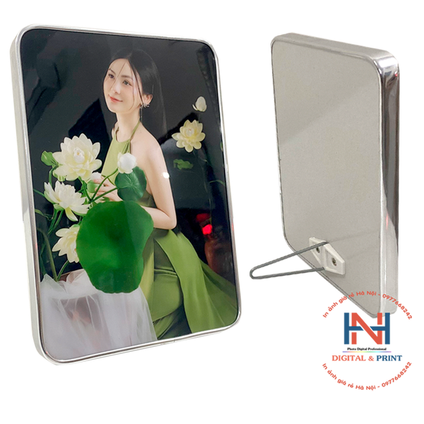 KHUNG ẢNH ĐỂ BÀN TRÁNG GƯƠNG CAO CẤP VIỀN NHỰA