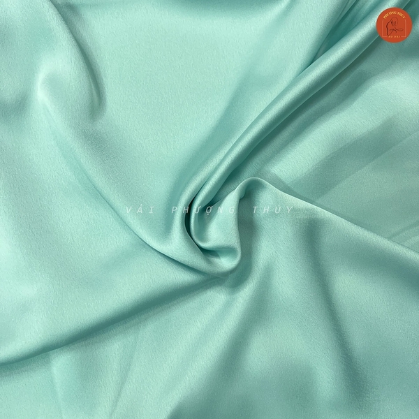 Vải lụa Satin trơn Phượng Thúy khổ 1m50