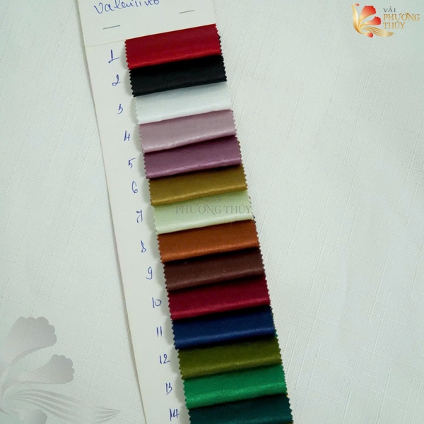 Vải lụa tráng gương Valentino Phượng Thúy
