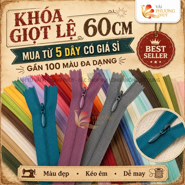 Khóa giọt lệ Phượng Thúy 60cm