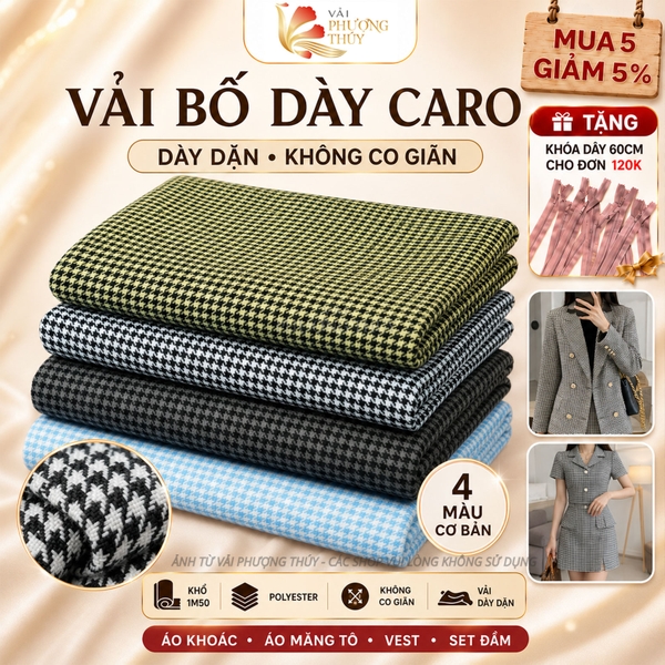 Vải bố Phượng Thúy khổ 1m50