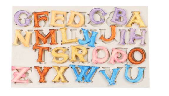 Khuôn Silicon - Chữ Cái IN - #3 - 2cm