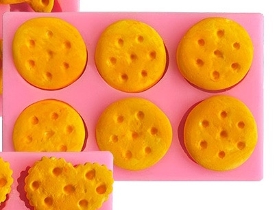 Khuôn Silicon - Bánh Quy Tròn 6c 2.5cm