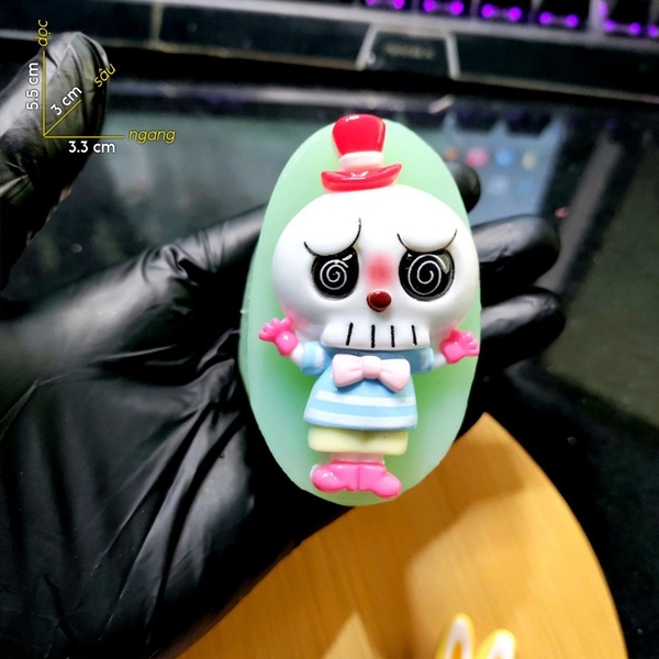 Khuôn Silicon - Labubu Nhỏ - Đầu Lâu