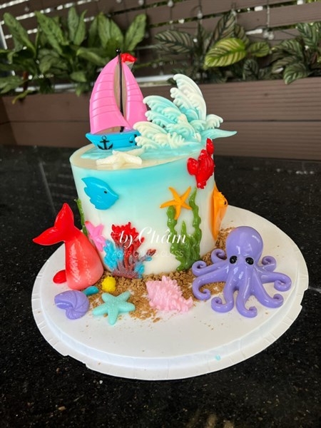 Khuôn Silicon - Biển - Ngọn Sóng 2c - 7.7-8.3cm