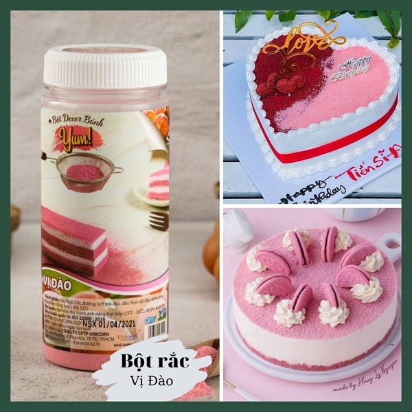 Bột Màu Thiên Nhiên Rắc Bánh