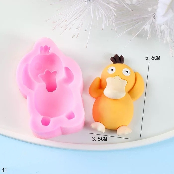 Khuôn Silicon - Động Vật - Vịt Tóc 5.6cm